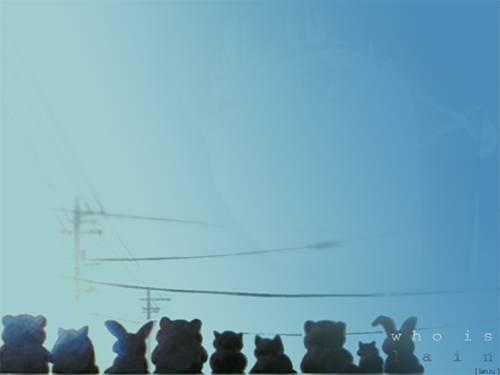 03 Lain Iwakura from Serial Experiments Lain aesthetic wallpaper  toys // Lain is Lain