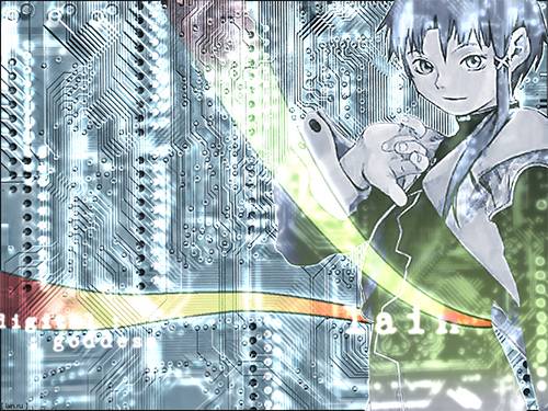 12 Lain Iwakura from Serial Experiments Lain aesthetic wallpaper  digital // digital goddess lain