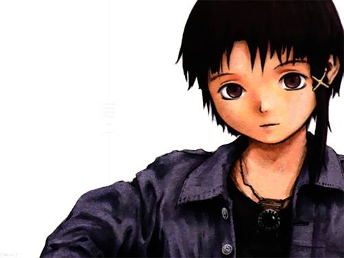 14 Lain Iwakura from Serial Experiments Lain aesthetic wallpaper  love // no wings, no things, one love